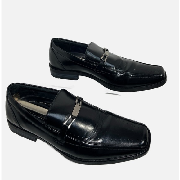 Stacy Adams Black Mens Cade Slip On Loafer size 8 - Picture 1 of 8